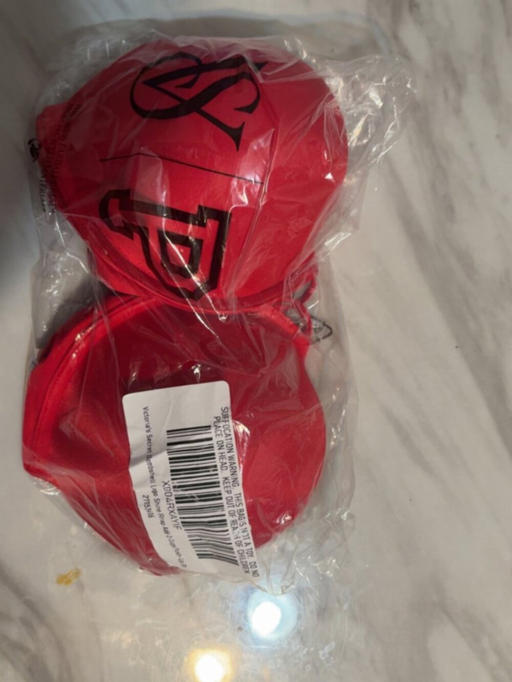 Victoria’s Secret Bombshell Push-Up Bra – Red 32D